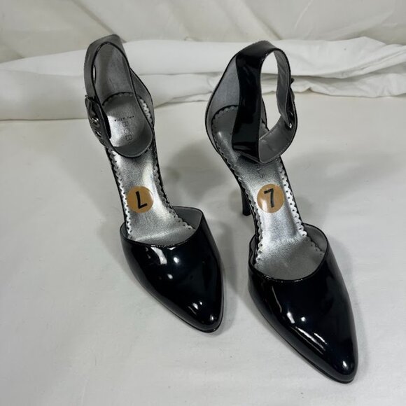 BCBG Girls Ankle Strap Stilettos - Size 7 - Picture 1 of 7